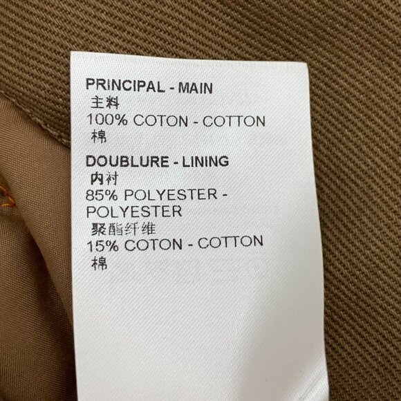 Louis Vuitton Two-Tone Hooded Cotton-Padded Jacket Brown/Orange Size 44 - Picture 3 of 8